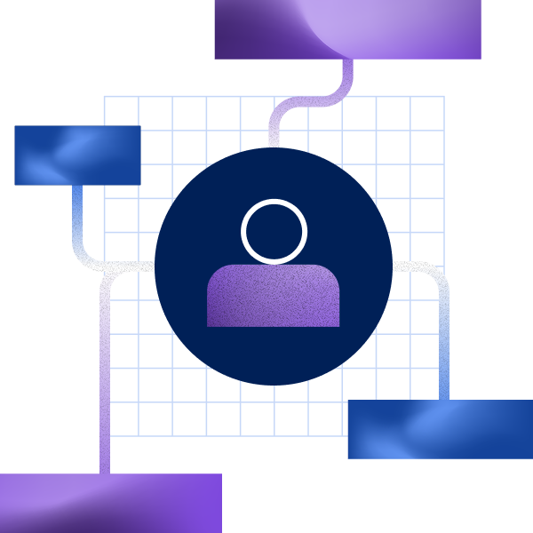 Abstract illustration representing identity resolution.